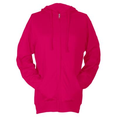Unisex Beach Full-Zip Hooded Long Sleeve T-Shirt Thumbnail