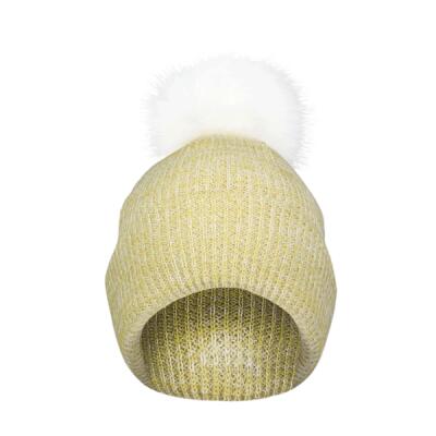 Faux Fur Pom Beanie Thumbnail