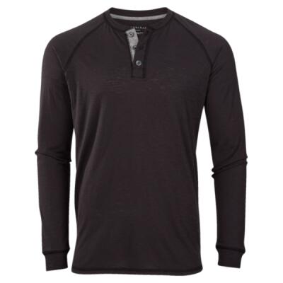 Unisex Henley Long Sleeve T-Shirt Thumbnail