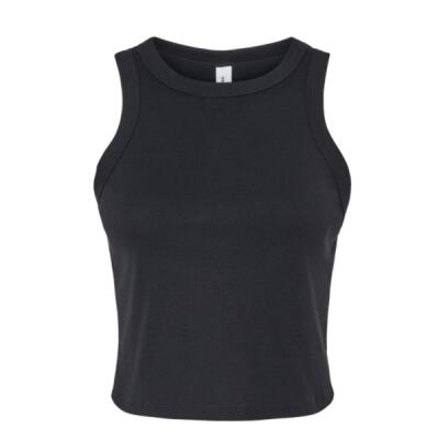 Women's Micro Rib Racer Tank Thumbnail