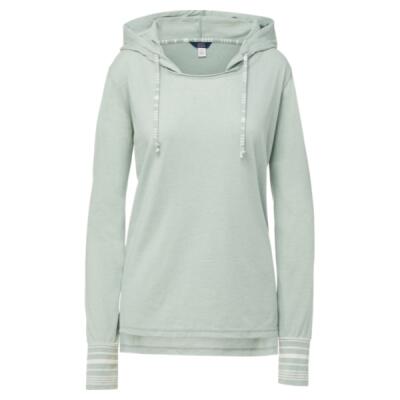 Women's Heathered Jersey Hooded Tunic Thumbnail