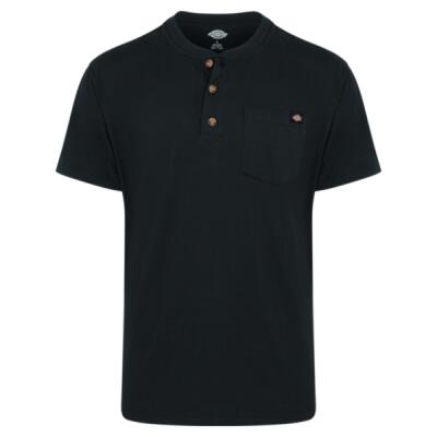 Men's Tall Heavyweight Traditional Short Sleeve Henley Thumbnail