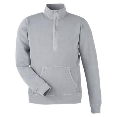 Unisex Pigment-Dyed Fleece Quarter-Zip Pullover Thumbnail