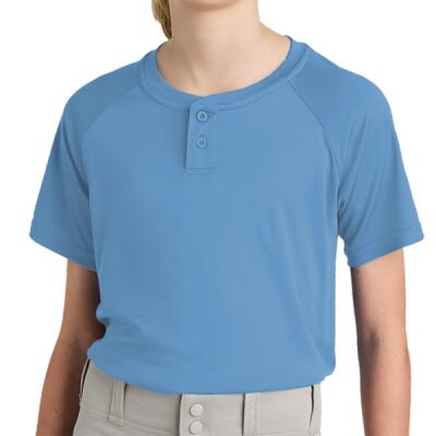 Youth PosiCharge ® Competitor 2 Button Henley Thumbnail