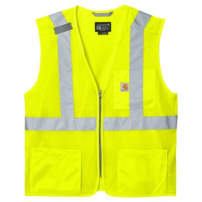 Ansi Class 2 Mesh Zip Front Vest Thumbnail