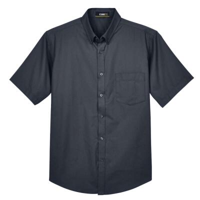 Men's Optimum Short Sleeve Twill Dress Shirt Thumbnail