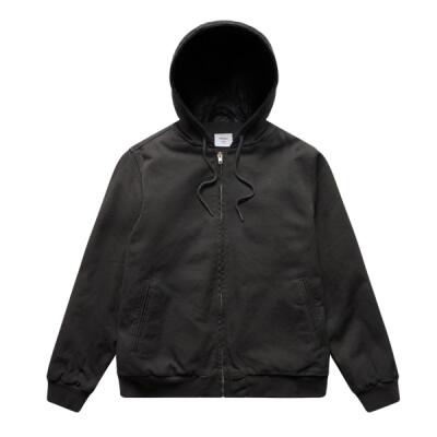 CANVAS BOMBER HOOD JACKET Thumbnail