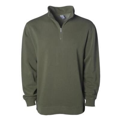 Unisex Pigment-Dyed Quarter-Zip Pullover Thumbnail