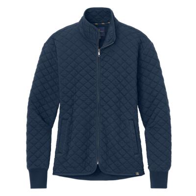 Women's Diamond Quilt Full Zip Thumbnail