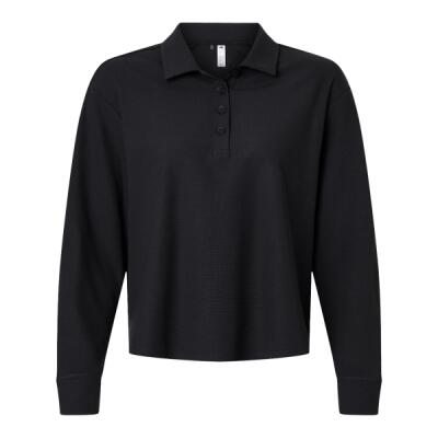 Women's Beyond Long Sleeve Loose Polo Thumbnail