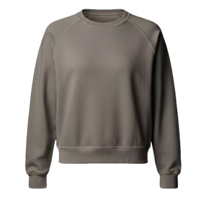Women's Garment-Dyed Mid-Length Crewneck Sweatshirt Thumbnail