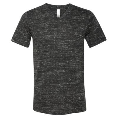Unisex Textured Jersey V-Neck Tee Thumbnail