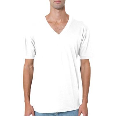 2456 Fine Jersey S/S V-Neck T-Shirt Thumbnail