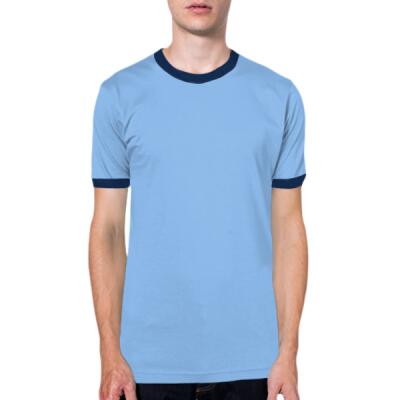2410 Fine Jersey S/S Ringer T-Shirt Thumbnail