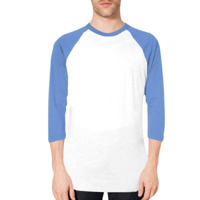 BB453 Poly-Cotton 3/4 Sleeve Raglan Thumbnail