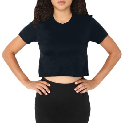2380 Fine Jersey S/S Cropped T-Shirt Thumbnail