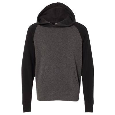 Youth Lightweight Special Blend Raglan Hooded Sweatshirt Thumbnail