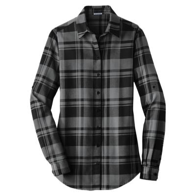 Women's Plaid Flannel Tunic Thumbnail