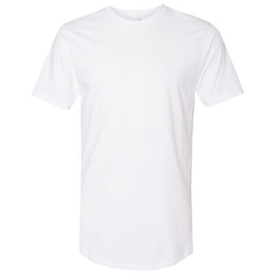 Men's Cotton Long Body T-Shirt Thumbnail