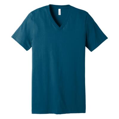 Unisex Jersey Short Sleeve V Neck Tee Thumbnail