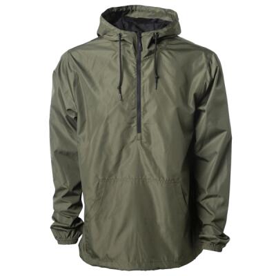 Unisex Lightweight Quarter-Zip Windbreaker Pullover Jacket Thumbnail