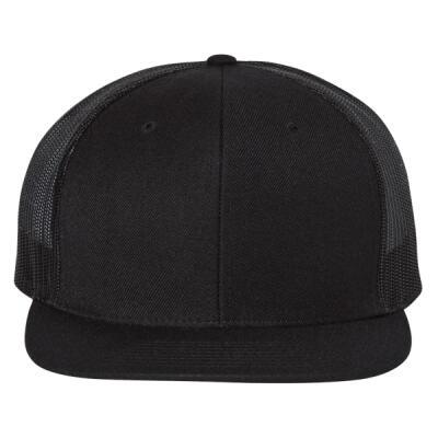 Wool Blend Flat Bill Trucker Cap Thumbnail