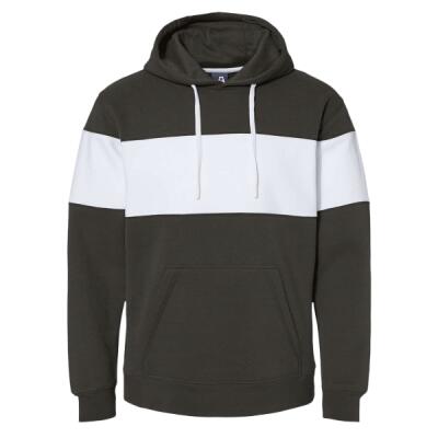 Men's Varsity Fleece Colorblocked Hooded Sweatshirt Thumbnail