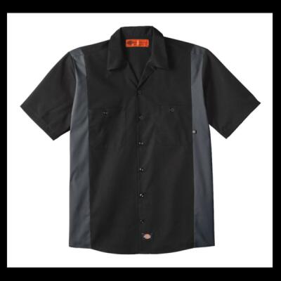 Men's Tall Industrial Colorblocked Short Sleeve Shirt Thumbnail