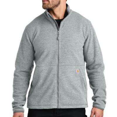 Textured Full Zip Fleece Jacket Thumbnail
