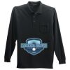 Long Sleeve Silk Touch Polo with Pocket Thumbnail
