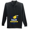 Long Sleeve Silk Touch Polo with Pocket Thumbnail