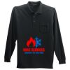 Long Sleeve Silk Touch Polo with Pocket Thumbnail