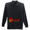 Long Sleeve Silk Touch Polo with Pocket Thumbnail