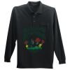 Long Sleeve Silk Touch Polo with Pocket Thumbnail