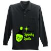 Long Sleeve Silk Touch Polo with Pocket Thumbnail