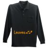 Long Sleeve Silk Touch Polo with Pocket Thumbnail