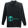 Long Sleeve Silk Touch Polo with Pocket Thumbnail