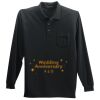 Long Sleeve Silk Touch Polo with Pocket Thumbnail