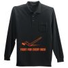 Long Sleeve Silk Touch Polo with Pocket Thumbnail