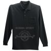 Long Sleeve Silk Touch Polo with Pocket Thumbnail