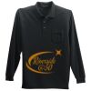 Long Sleeve Silk Touch Polo with Pocket Thumbnail