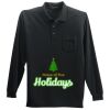 Long Sleeve Silk Touch Polo with Pocket Thumbnail