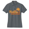 Women's Heavyweight Cotton Pique Polo Thumbnail