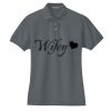 Women's Heavyweight Cotton Pique Polo Thumbnail